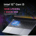 Laptops: Chuwi FreeBook 13.5 Inch 2 in 1 Touchscreen Laptop, Flipped 360 Degree, Windows 11, Core i3-1215U 12th gen, 12 GB RAM LPDDR4 512 GB SSD Expandable Upto 1 TB, 2.4G+6G Dual Band WiFi, Backlit Keyboard